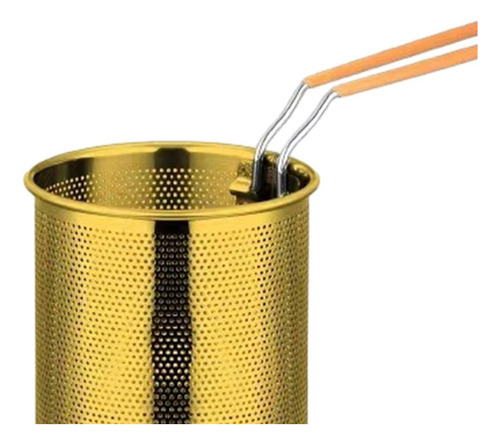 Panela Pequena De Aço Inoxidável Para Fritadeira, Tempura