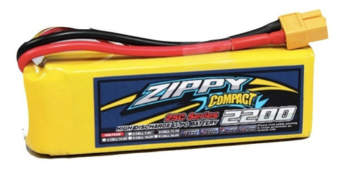 Batería Lipo 2200mah 3s 11.1v 25c Zippy Dron Robótica Rc F