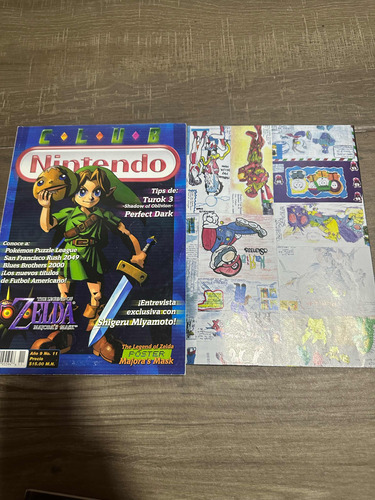 Revista Club Nintendo Legend Of Zelda Mayoras Mask Poster