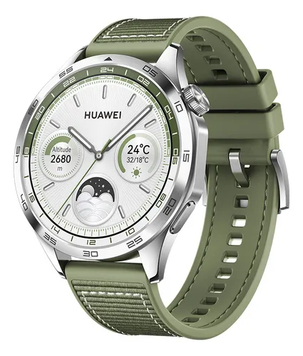 Smartwatch, Huawei, Watch Gt 4 46mm,design Geométrico, Verde Smartwatch, Huawei, Watch Gt 4 46mm,design Geométrico, Verde