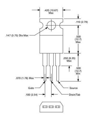 Nte 66 Transistor To-220 Irf530 Nte66 ( Nte 2396 )