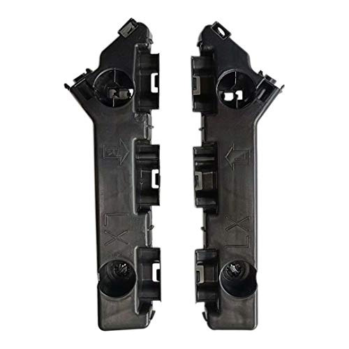 Left +right Black Front Bumper Retainer Support Lower B...