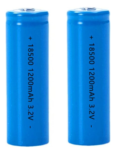 Afsongoo 18500 Baterias Recargables, 18500 3.7v Li-ion 1600m