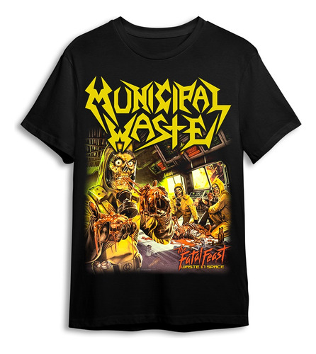 Polera Municipal Waste - The Fatal Feast - Holy Shirt