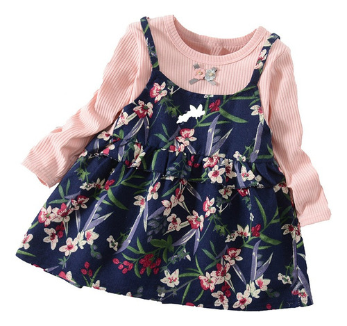 Ropa De Vestir Con Estampado Floral Floral De Manga Larga Pa