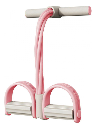 Bandas De Resistencia Tirador De Pedal Elástico Rosa
