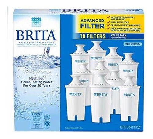 Brita Advanced Pitcher Filter Specialquantity Pack (10 