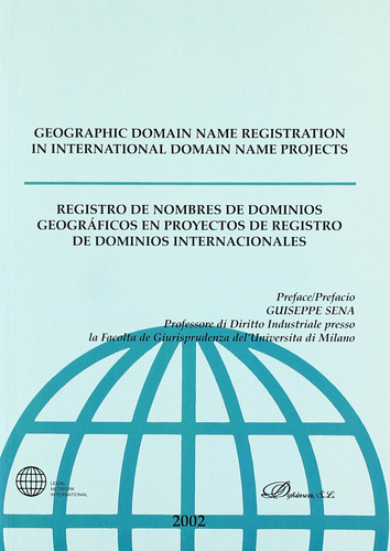 Livro - Registro De Nombres De Dominios Geográficos En Proyectos De Registro De Dominios Internacionales
