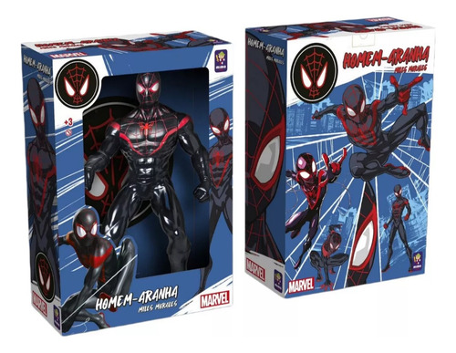Homem Aranha Miles Morales Boneco Gigante Spider Man Marvel