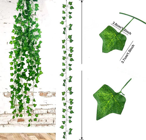 11 M De Enredadera Artificial Colgante Plantas Decorativas
