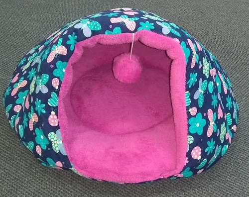 Imagen 2 de 7 de Cama Cueva Para Gatos O Perros Pequeños, Resistente Lavable