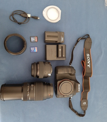 Imagen 1 de 10 de Cámara Digital Sony Alpha 68 De 24.2 Mp Con Accesorios