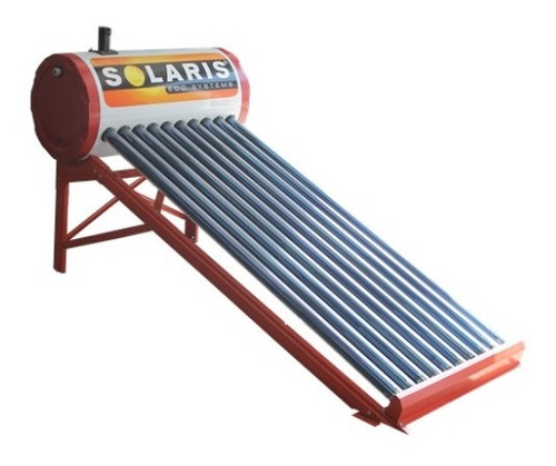 Calentador Solar Marca Solaris 12 Tubos  Acero Galvanizado