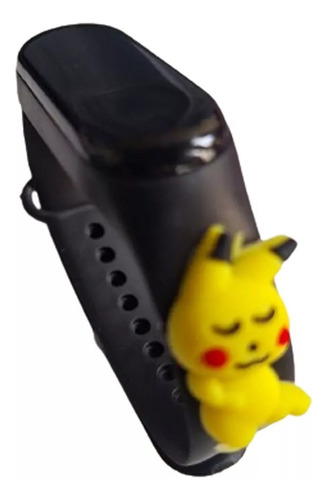 Relógio De Led Infantil Prova D'água Pokémon Pikachu
