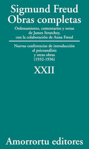 Obras Completas - Freud 22 Nuevas Conferencias De Introd.al-
