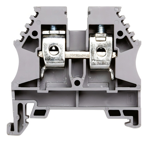 Conector Borne Simples Conexao Parafuso Para Cabo 10mm Cinza