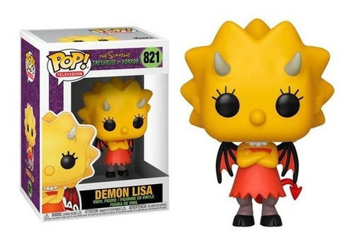 Funko Pop Television Demon Lisa 821 Simpsons (Usado)