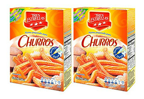 Mezcla Para Churros Tres Estrellas (2 Paquetes)