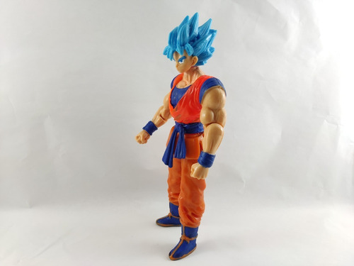 Figura Juguete Muñeco Dragon Ball Super Goku Fase Dios Blue | Meses sin  intereses