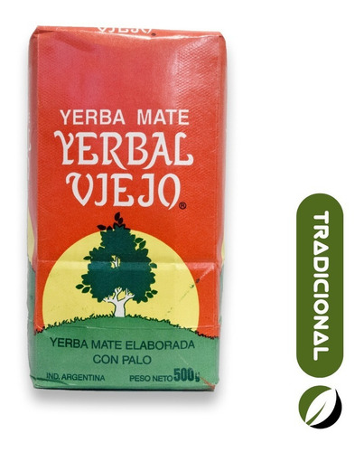 Yerba Mate Yerbal Viejo Tradicional 500gr