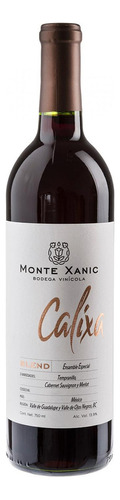 Caja De 12 Vino Tinto Monte Xanic Calixa Blend 750 Ml
