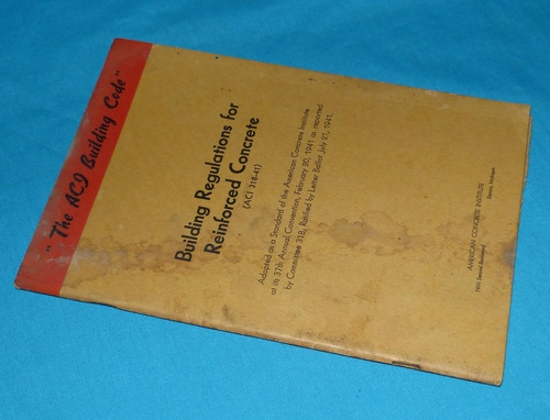 Building Regulations For Reinforced Concrete 1941 Ingeniería