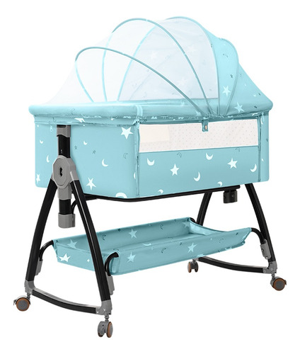  3 En 1 Cuna Corral Bebe Plegable Con Mosquitero Y Ruedas 