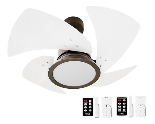 Ventilador De Teto Tornado Bit. Linha Led/2 Controles Remoto