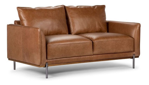 Sofa Rosen  Westwood  Cuero  2 Cuerpos  Camel