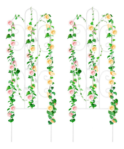 Xyadx Enrejado De Jardín De Metal Para Plantas Trepadoras Y 