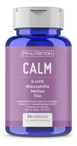 Calm-5htp,manzanilla, Tilo,melisa.inductor Natural Del Sueño
