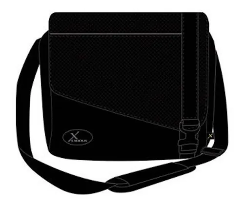 comprar Bolso Cruzado Grande Negro Porta Laptop Exodus Original