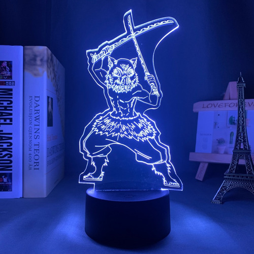 Demon Slayer Hashibira Inosuke 3d Night Light Colorful Light