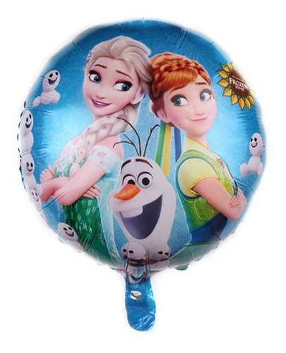 2 Globos Frozen Elsa Ana Y Olaf 