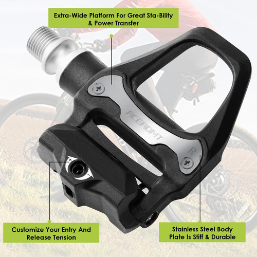 Pedales Spd Sl Peloton Para Bicicleta De Carretera Premium Pedales De Bicicleta De Carretera