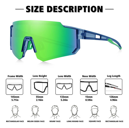 Storycoast Gafas De Sol Deportivas Polarizadas Para Hombres