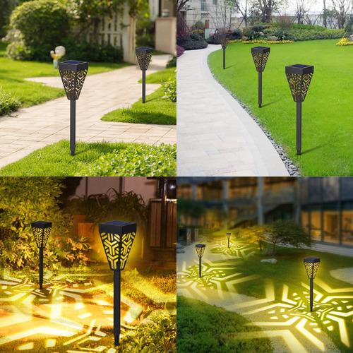 A Tomshine Solar Powered Luces De Jardín Led De Césped De