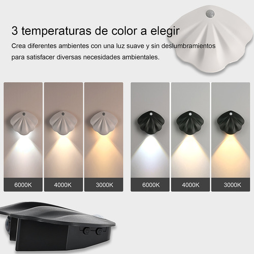 Lámpara Led Focos Con Sensor De Movimiento Para Interior