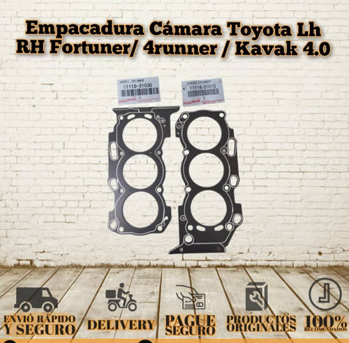 Empacadura Camara 4runner/fortuner/kavak 4.0