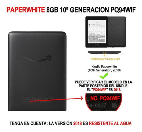 Case Capa Kindle Paperwhite A Prova Dagua 10 Geração Pq94wif