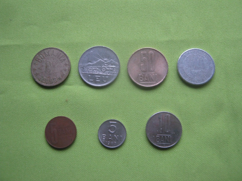 Rumania Lote 8 Monedas  Diferentes 