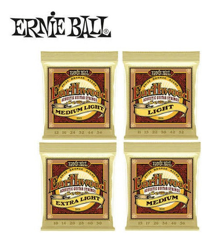Cuerdas Guitarra Electroacustica Ernie Ball Extra Light