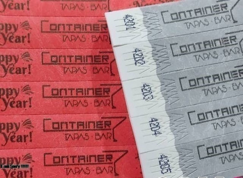 Imagen 7 de 9 de Brazaletes Tyvek Personalizados