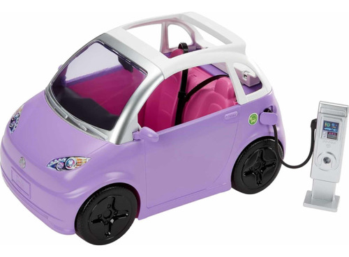 Barbie Coche Carro O Vehículo Eléctrico Con Estación Serv