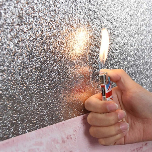 Imagen 4 de 9 de Papel Aluminio Adhesivo Para Pared O Muebles; 40cm X 3mt