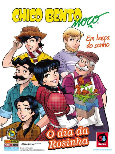 Chico Bento Moço Vol. 4, de Mauricio de Sousa. Editora Panini Brasil LTDA, capa mole em português, 2015