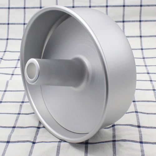 A 1 6 / 8 De Aluminio Chimney Chiffon Cake Molde For Hornear