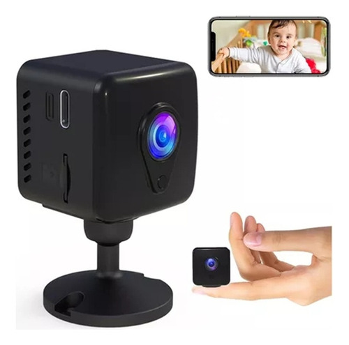 Mini Cámara Espía 1080p Wifi Con Batería Recargable De 7 Hor