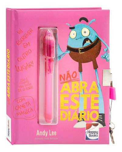 Livro Nao Abra Este Diário (rs) De Andy Lee Edição 1 2023 Português Editora Happy Books