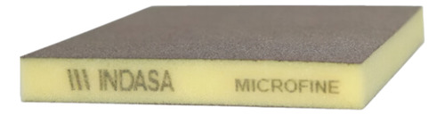 Esponja Abrasiva Micro Fina Beje 5 Unidades - Indasa